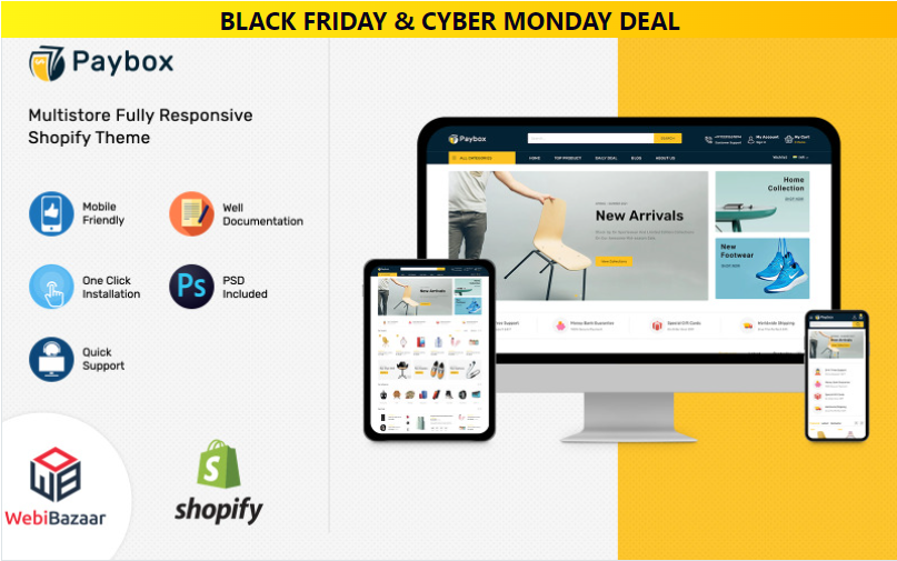 Paybox - Multi-Purpose Electronic Shopify Theme