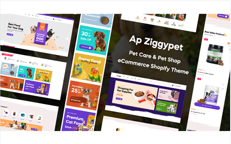 TM Ziggypet - Pet Care & Pet Shop Shopify Theme