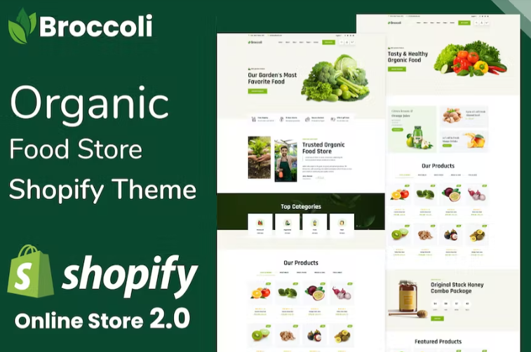 Broccoli - Organic Food Store Shopify Theme OS