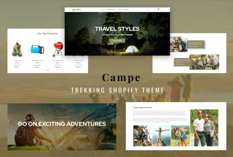 Campe - Camping & Adventure Shopify Theme
