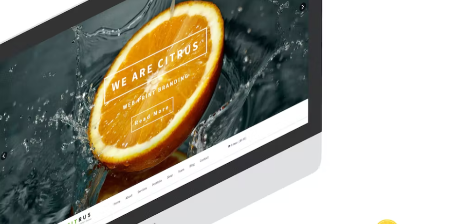 Citrus one page parallax Shopify Theme