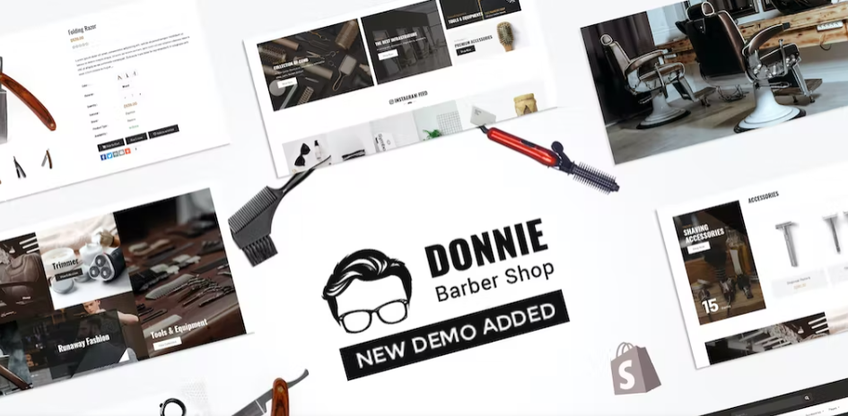 Donnie | Salon, Barber Shop Shopify Theme
