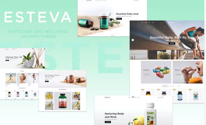 Esteva - Nutrition and Wellness Shopify Theme 1.0