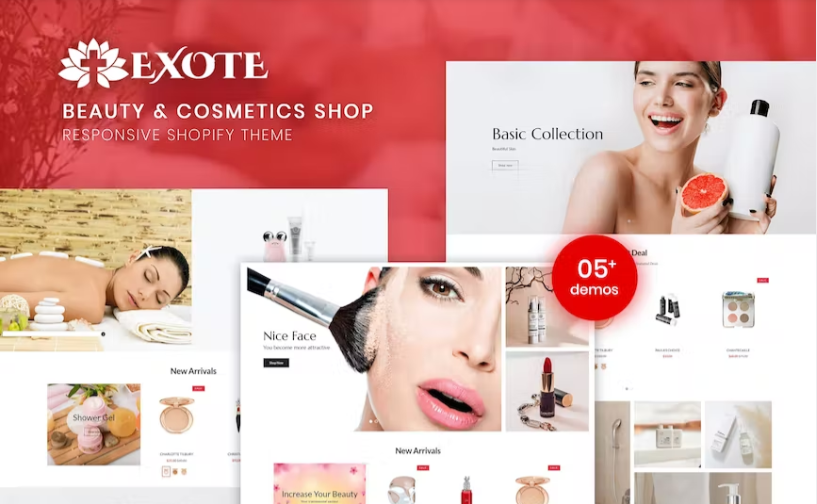 Exote - Beauty & Cosmetics Shopify Theme