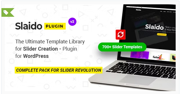 Slaido - Template Pack for Slider Revolution WordPress Plugin