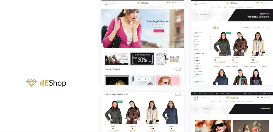 dEShop - Responsive Shopify Store Template