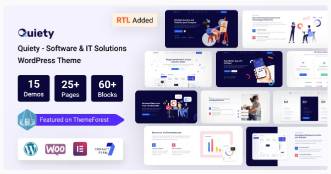 Quiety – Software & IT Solutions WordPress Theme