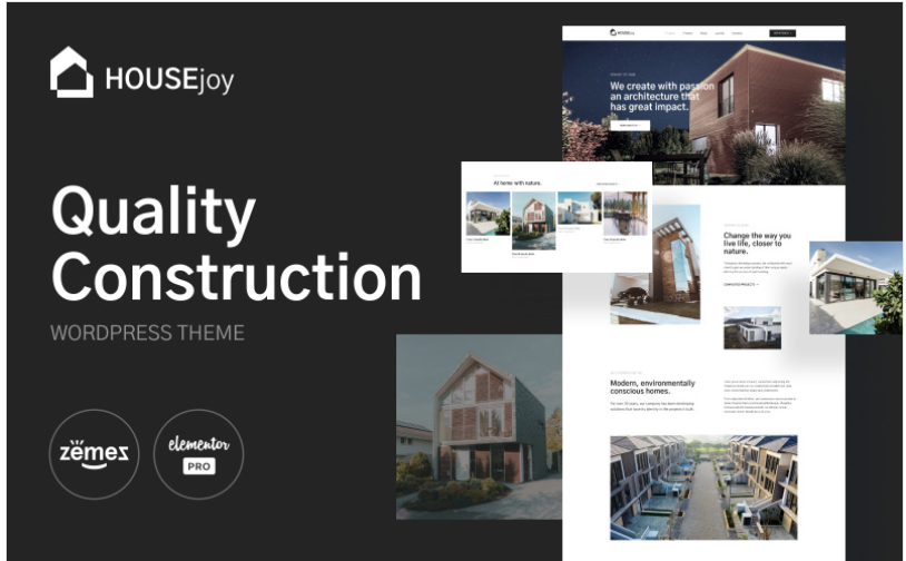 HouseJoy - Building Construction Template - Elementor Kit(m)