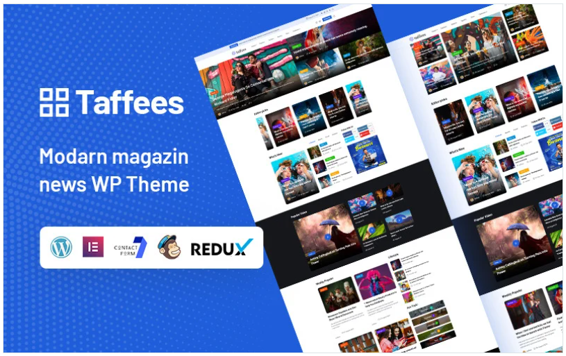 Taffees - Modern Magazine WordPress Theme