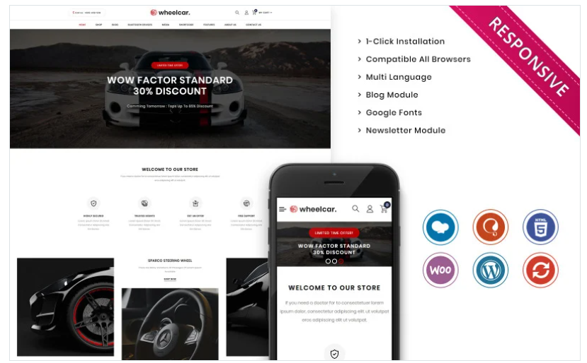 Product Image - Wheelcar – Automobile Store Premium Woocommerce Template