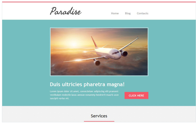 Travel Agency Newsletter Template