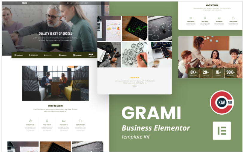 Grami - Business Elementor KGrami - Business Elementor Kit(m)