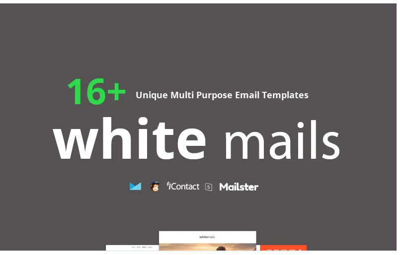 White Mails - 16+ Unique Multi Purpose Newsletter Template