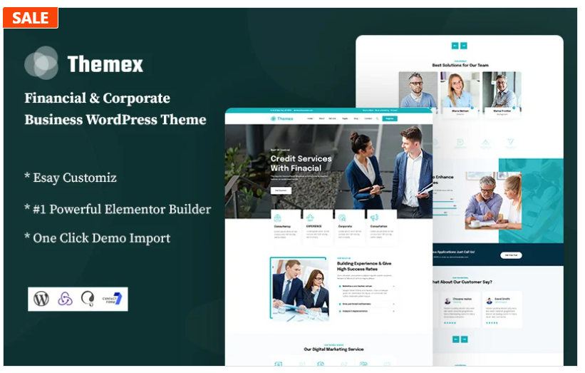 Themex - Financial & Corporate Business WordPress Theme