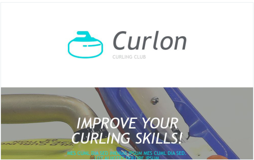 Curling Responsive Newsletter Template