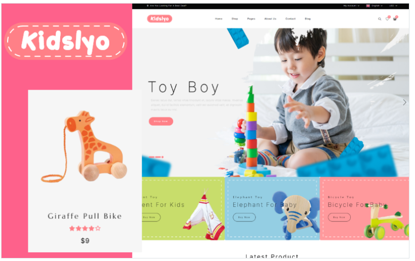 Kidslyo - Kids Toy Multipurpose Woocommerce Theme