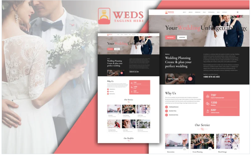 Jumboo-Weds Wedding Planning WordPress Theme