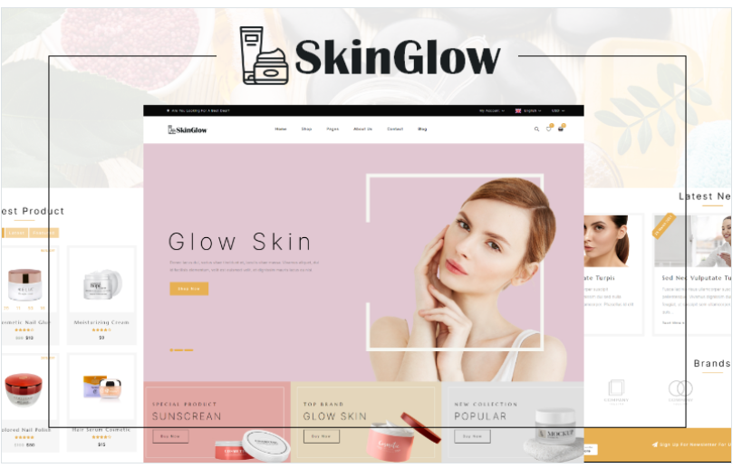 Skinglow - Cosmetic Multipurpose Woocommerce Theme