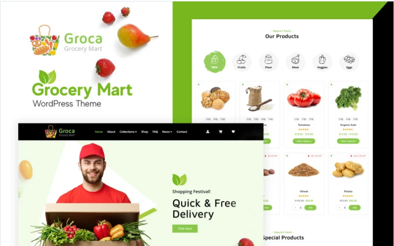 Product Image - Groca – Grocery Store WordPress Theme