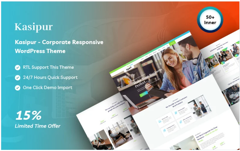 Kasipur - Corporate Responsive WordPress Theme
