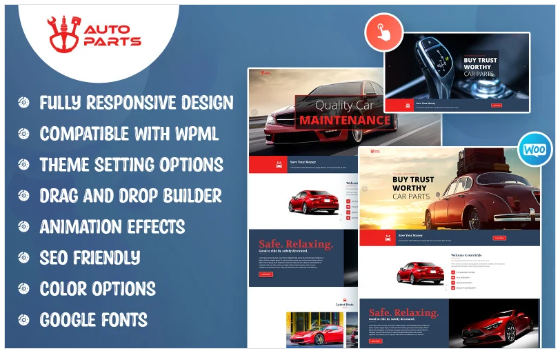 Auto Parts Store WooCommerce Theme