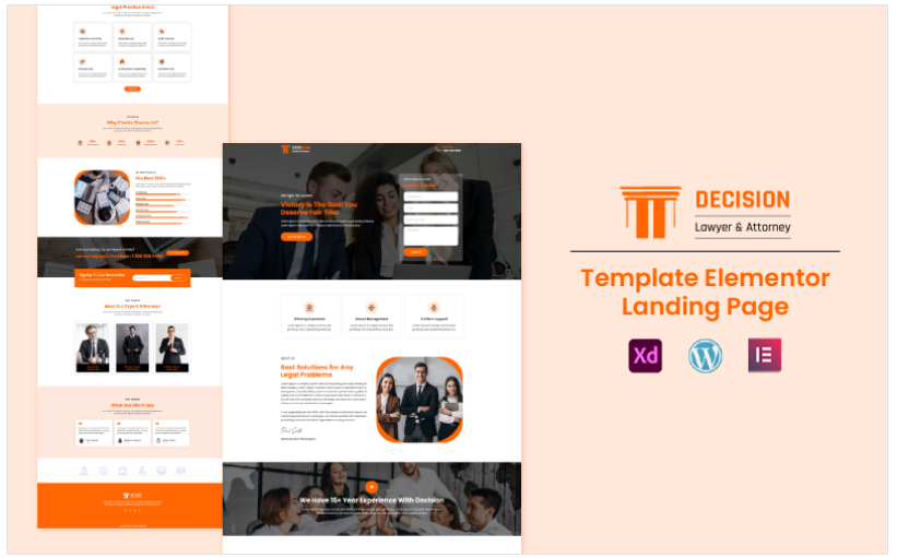 Decision - Lawyer and Attorney Services Landing Page(m)