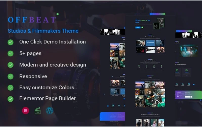 Offbeat - Movie Studios & Filmmakers Theme