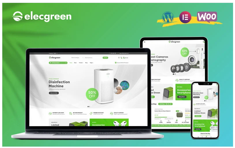 Product Image - Elecgreen – Electronic Multipurpose WooCommerce Theme 1.1.4