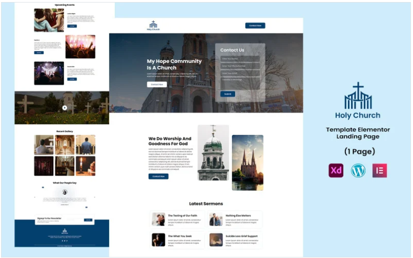 Homeland - Real Estate Services Eleemntor Landing Page Template(m)