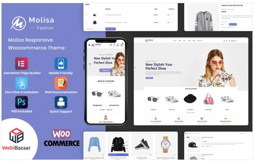 Molisa - Multi-Purpose Supermarket WooCommerce Theme