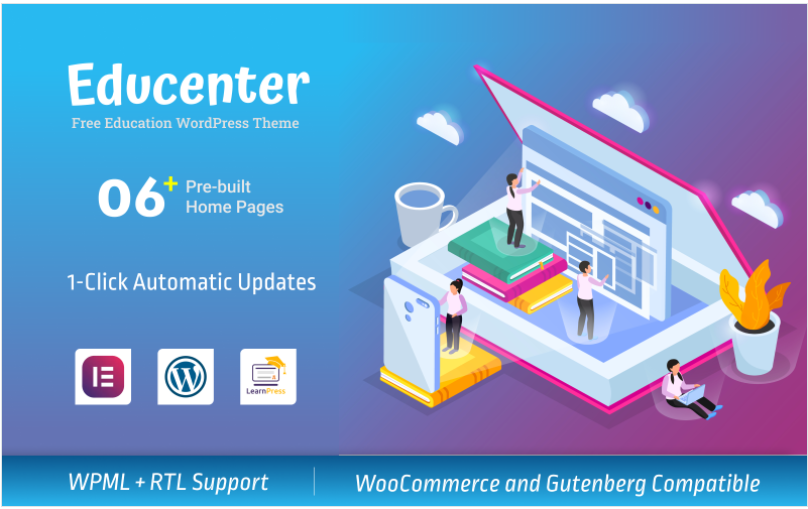 Educenter - Education Free WordPress Themes