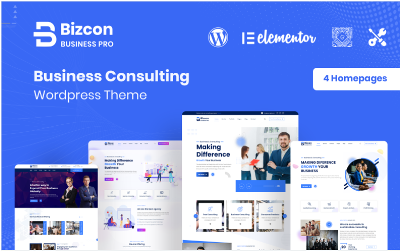 Product Image - Bizcon – Business Consulting WordPress Theme