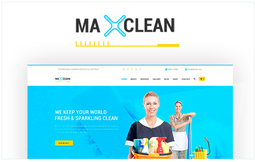 Product Image - MaxClean – Cleaning WordPress Theme