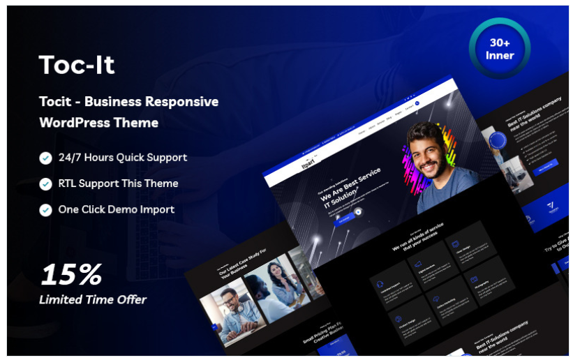 Tocit - Business Responsive WordPress Theme
