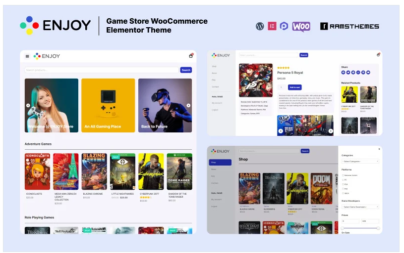 Product Image - ENJOY – Game Store WooCommerce Theme