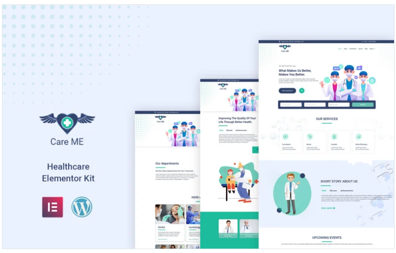 CareMe - Healthcare Elementor Kit(m)