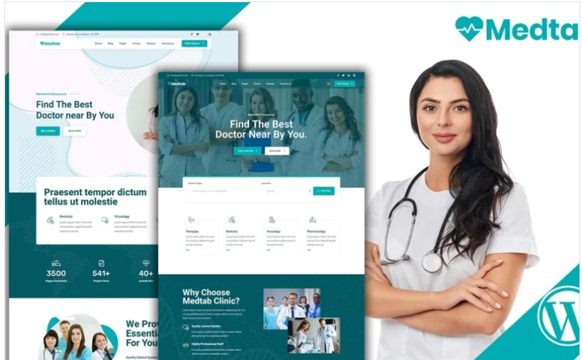 Product Image - Medtab – Medical & Healthcare WordPress WordPress Theme