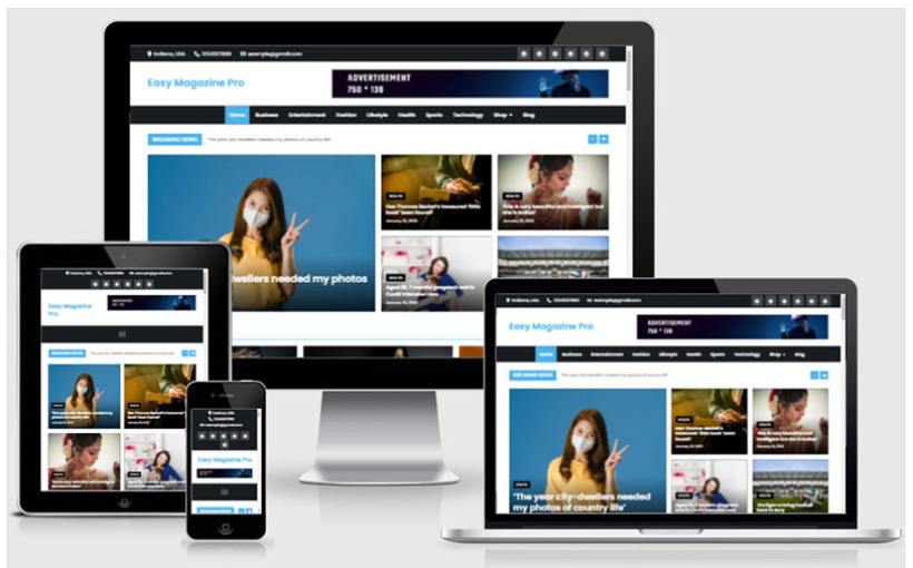 Easy Magazine Pro - Unique and Modern Magazine Theme