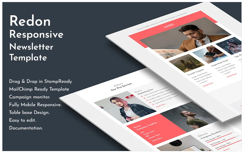 Redon - Responsive Email Newsletter Template