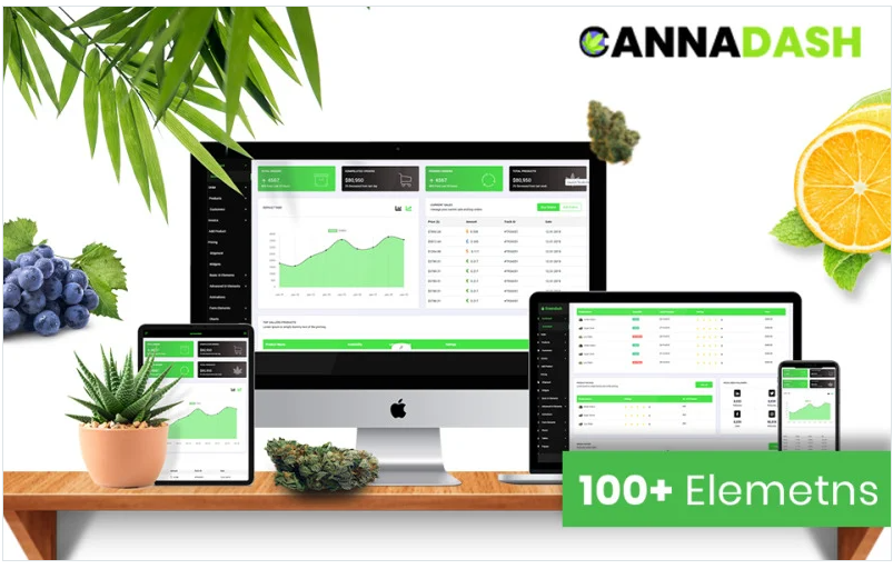 Cannadash | Cannabis & Weed Vendor CRM Dashboard Management system HTML5 Admin Template