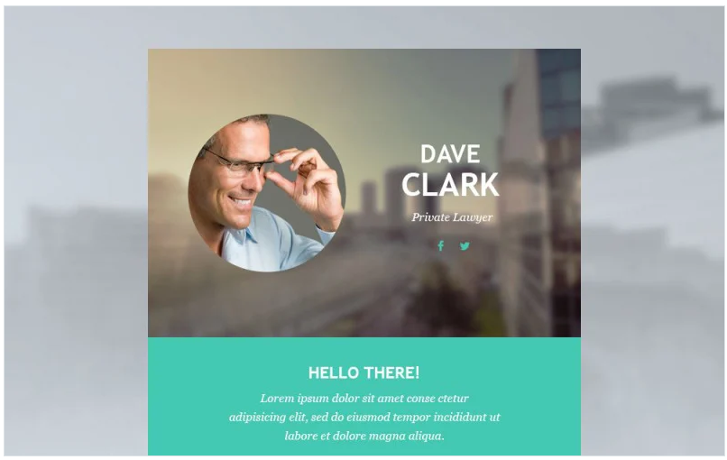 Lawyer Responsive Newsletter Template