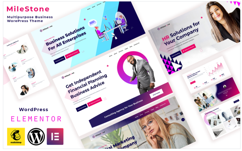 Milestone - WordPress Multi Plan Business Theme