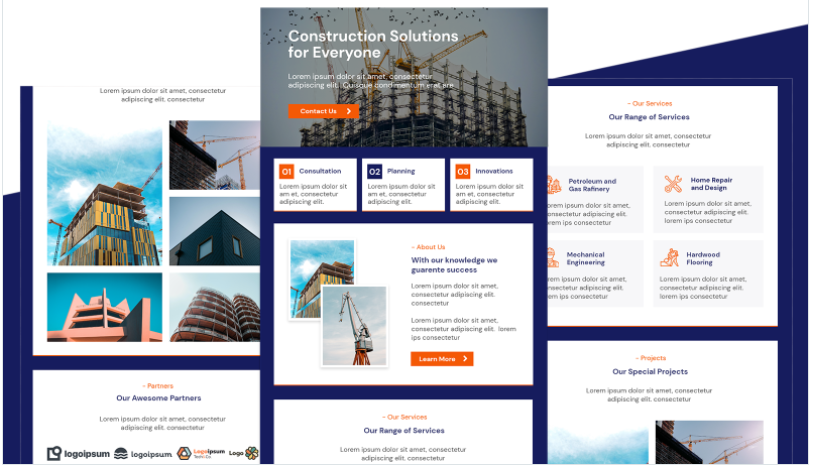 Etate - Multipurpose Construction Responsive Email Newsletter Template