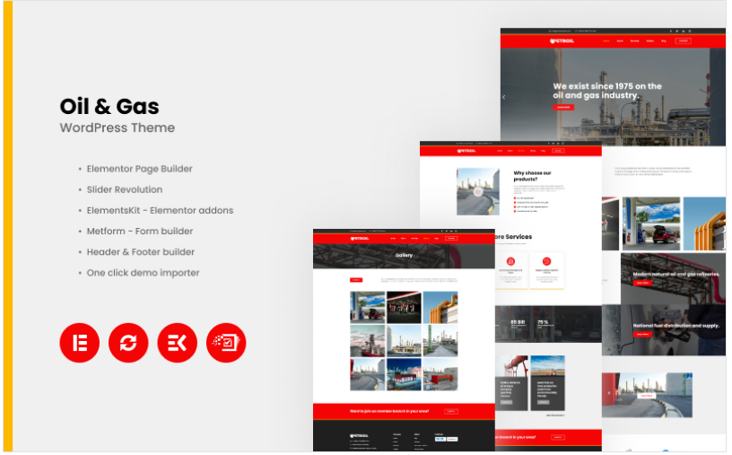 Product Image - Petroil – Oil & Gas WordPress Theme