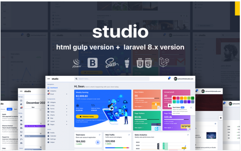 Studio - Bootstrap 5 Admin Template