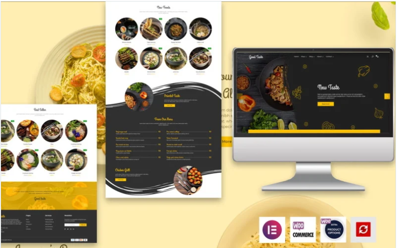 GoodTaste - The Elementor Restaurant WooCommerce theme