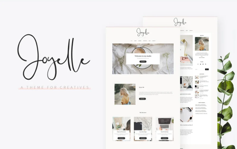 Joyelle - Creative Artist WordPress Theme