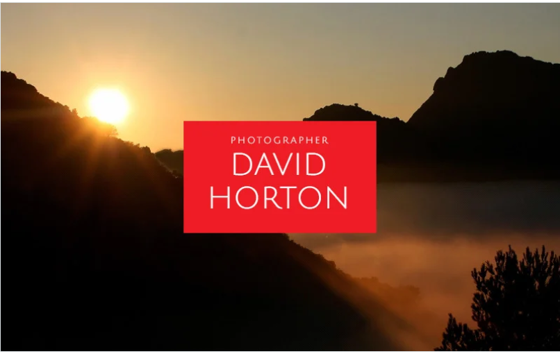 David Horton - Photographer Portfolio Minimal HTML5 Landing Page Template