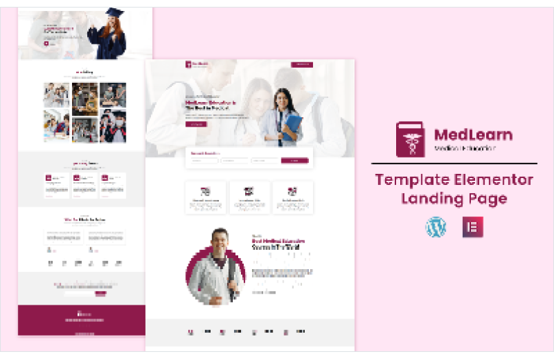 MedLearn - Medical Treatment and Education Elementor Landing Page(m)