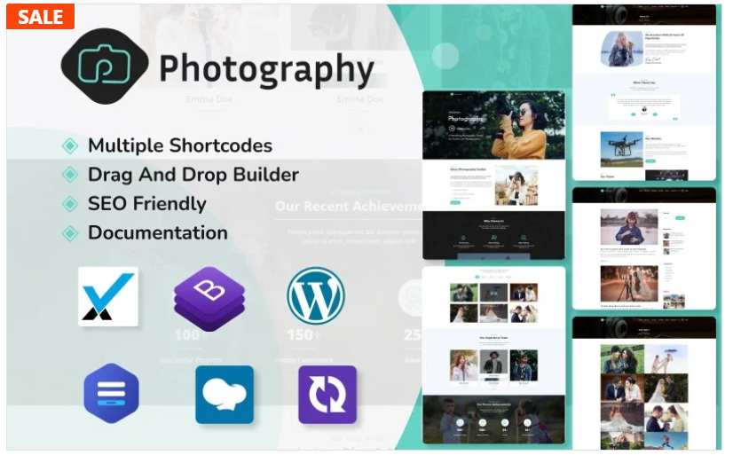 Product Image - Photography Portfolio WordPress Theme